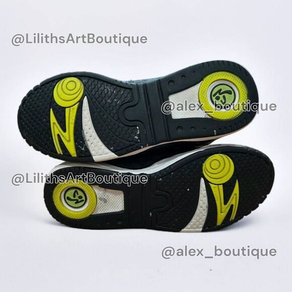 Zumba Energy Boss Black High Top Dance Sneakers Unisex Size 9-(F014) - Picture 9 of 13
